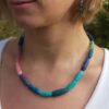 Lapislazuli-Kyanit-Aquamarin-uvm-gemischte-Edelsteinkette